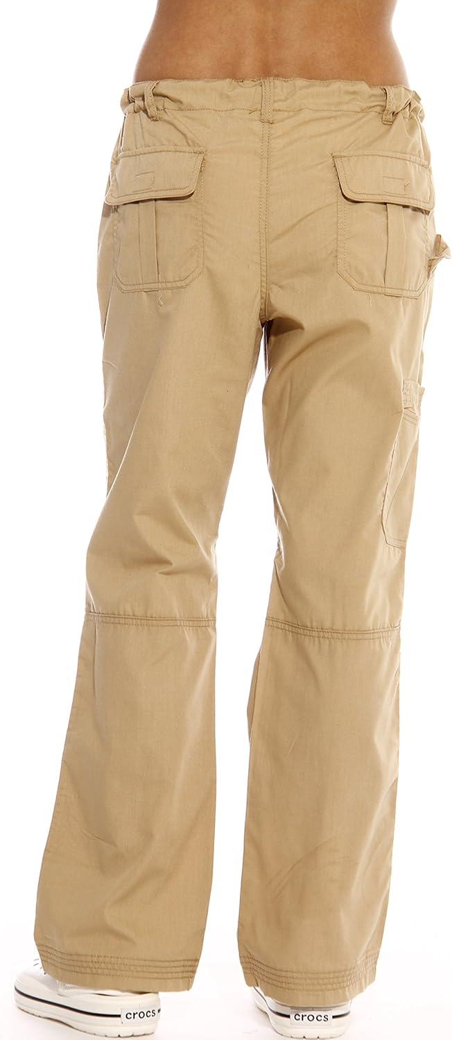 imageJust Love Womens Utility Solid Scrub PantsKhaki Utility