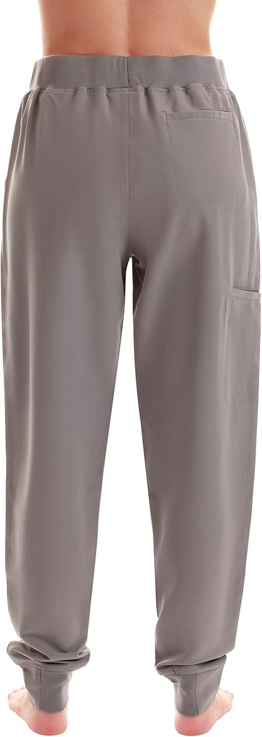 imageJust Love Womens Utility Solid Scrub PantsLight Grey Jogger Pant