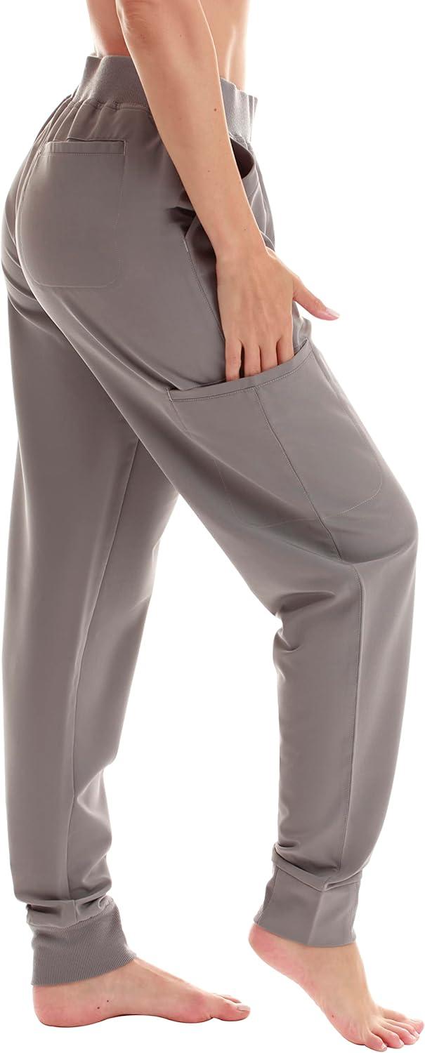 imageJust Love Womens Utility Solid Scrub PantsLight Grey Jogger Pant