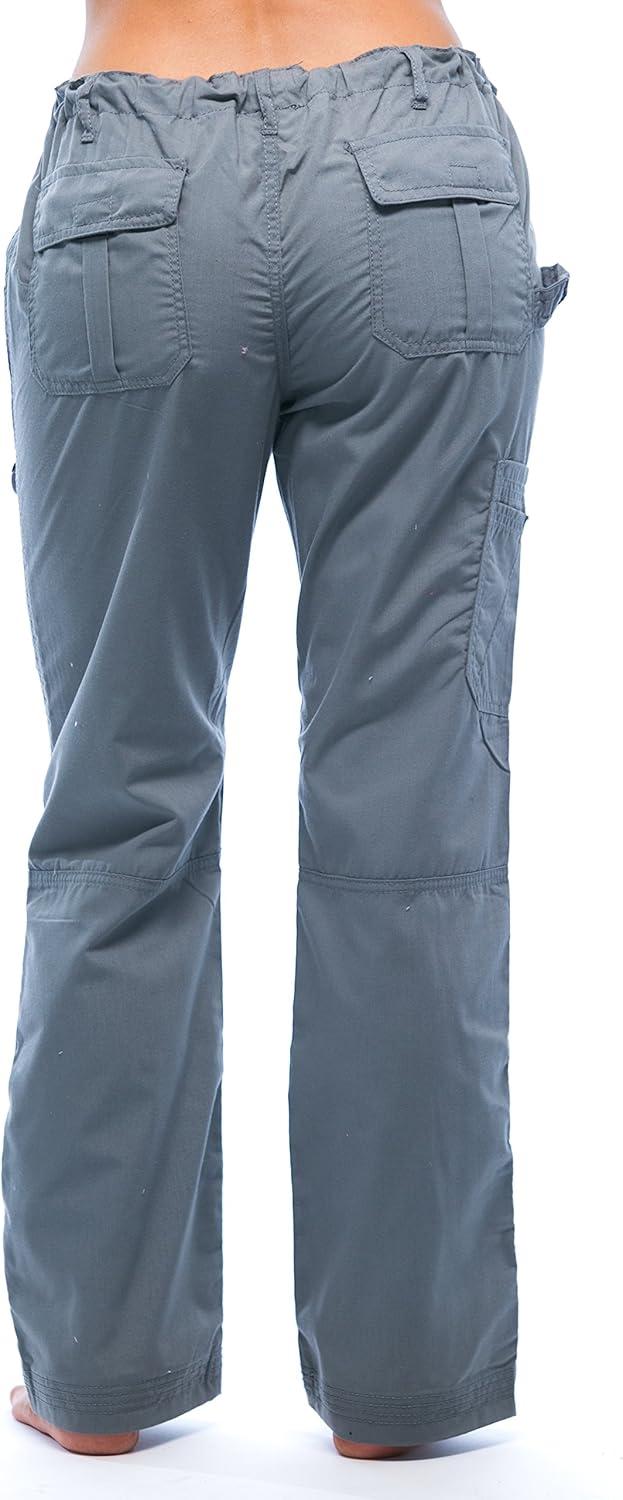 imageJust Love Womens Utility Solid Scrub PantsLight Grey Utility