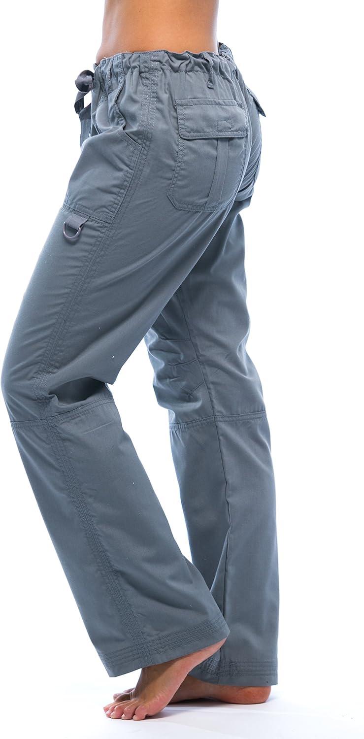 imageJust Love Womens Utility Solid Scrub PantsLight Grey Utility