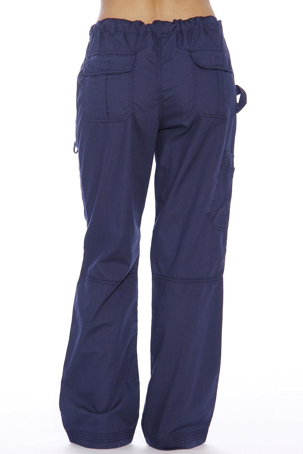 imageJust Love Womens Utility Solid Scrub PantsNavy Utility Pant
