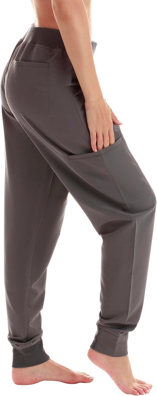 imageJust Love Womens Utility Solid Scrub PantsSteel Grey Jogger Pant