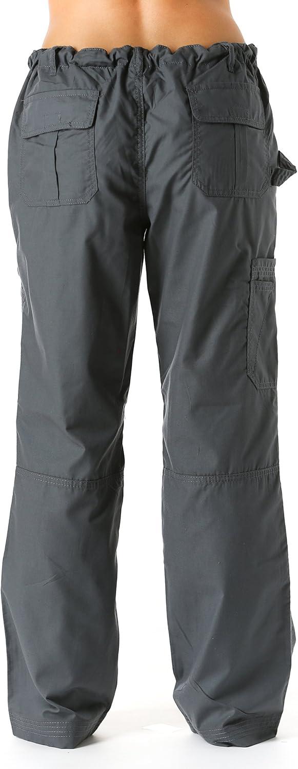 imageJust Love Womens Utility Solid Scrub PantsSteel Grey Utility