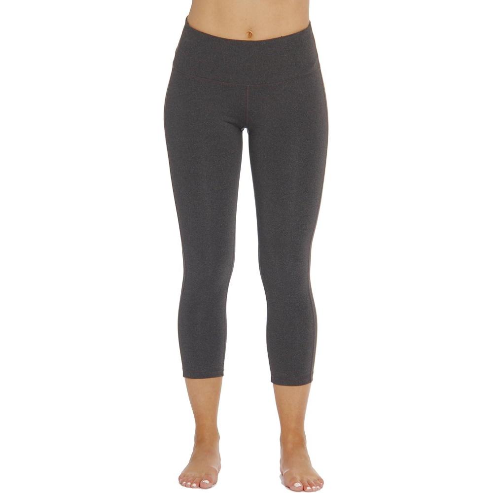 imageJust Love Capri Yoga Pants for Women with Hidden Waistband PocketCharcoal