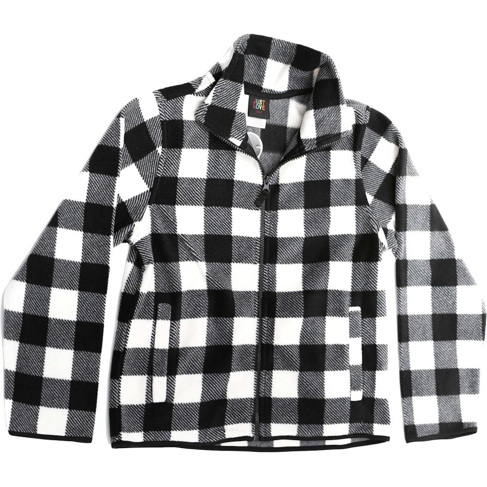 imageJust Love Polar Fleece Girls JacketBlack White