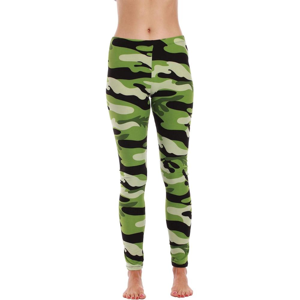 imageJust Love Ugly Christmas Holiday LeggingsGreen Camouflage