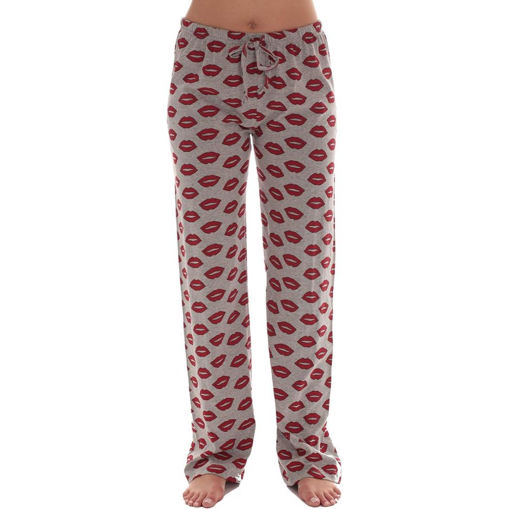 imageJust Love Womens Pajama PantsGrey Lips