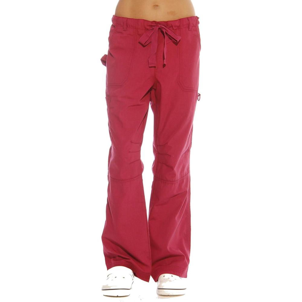 imageJust Love Womens Utility Solid Scrub PantsBurgundy Utility