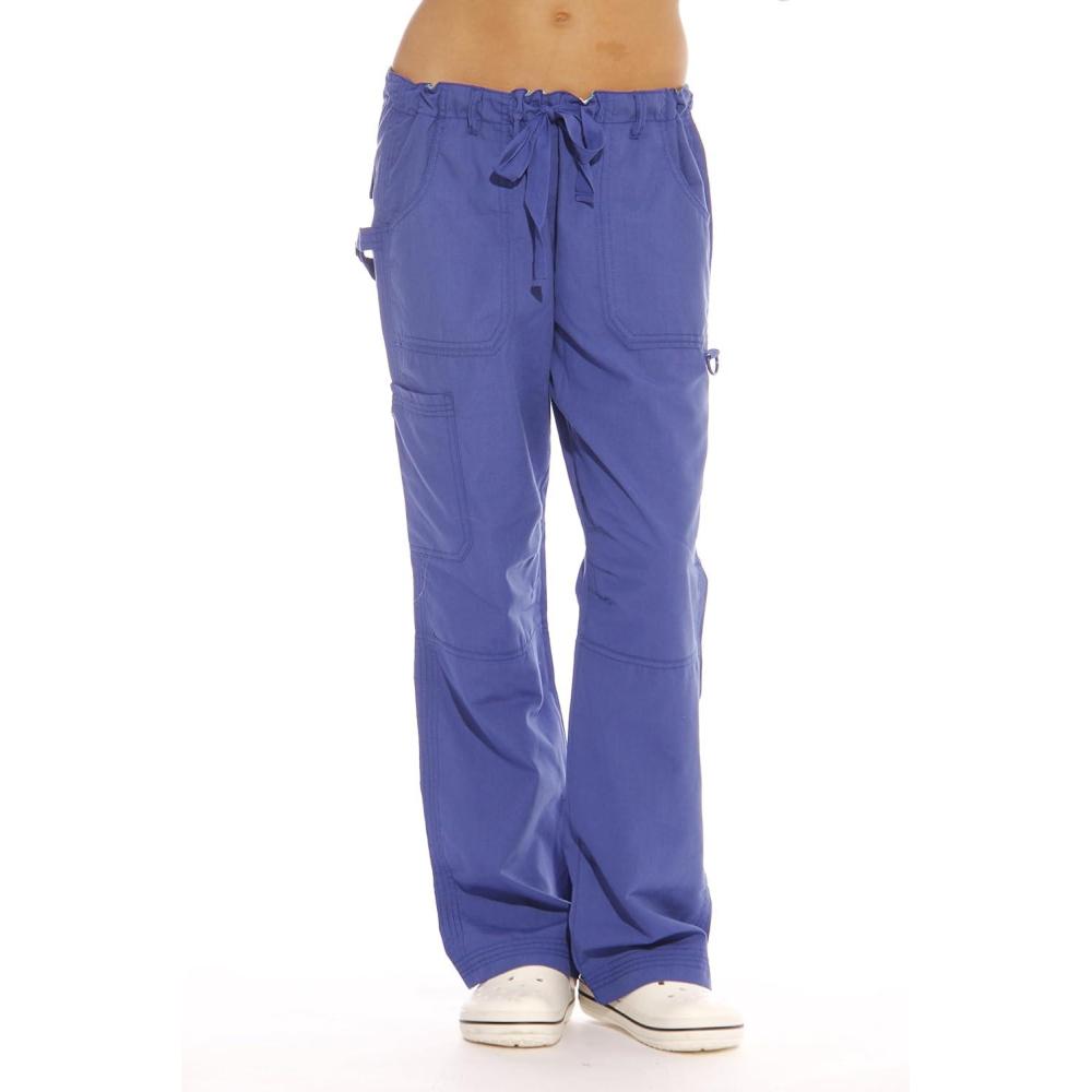 imageJust Love Womens Utility Solid Scrub PantsGalaxy Blue Utility 12