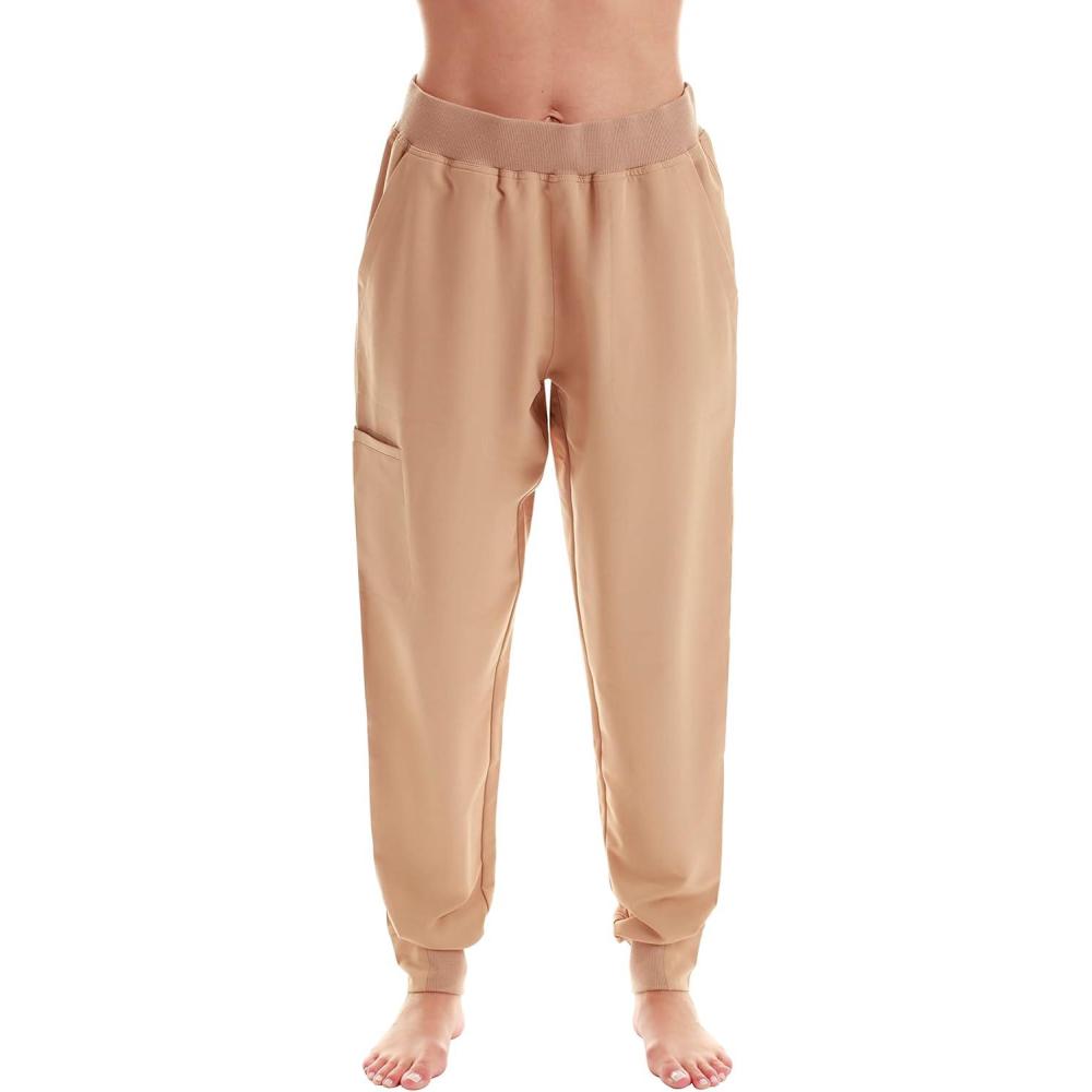 imageJust Love Womens Utility Solid Scrub PantsKhaki Jogger Pant