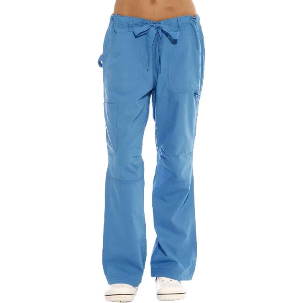 imageJust Love Womens Utility Solid Scrub PantsMalibu Blue Utility