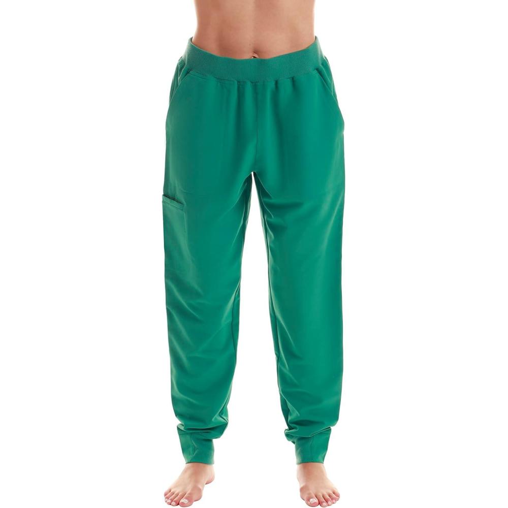 imageJust Love Womens Utility Solid Scrub PantsSurgical Green Jogger Pant