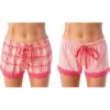 Coral Plaid - Coral Solid (Pack of 2)