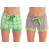 Mint Plaid - Grey Plaid (Pack of 2)