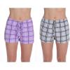 Plaid Purple - Plaid Grey (Pack of 2)