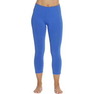 Just Love Capri Yoga Pants for Women with Hidden Waistband Pocket(Royal)