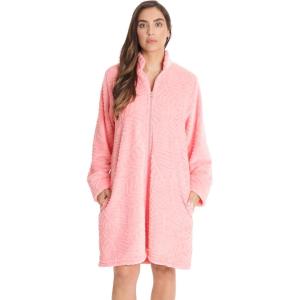 Just Love Plush Short Lounger Robe(Coral)
