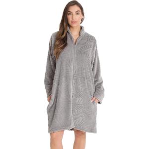 Just Love Plush Short Lounger Robe(Grey)