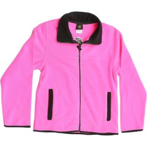 Just Love Polar Fleece Girls Jacket(Fuchsia / Black)