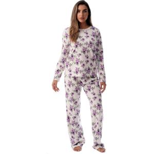 Just Love Thermal Fleece Pajamas for Women(Antique Floral)