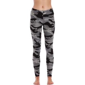 Just Love Ugly Christmas Holiday Leggings(Grey – Camouflage)