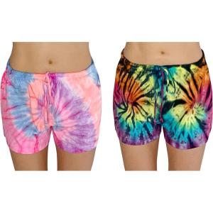 Just Love Womans Shorts(Tie Dye Group 5)