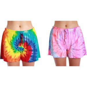 Just Love Womans Shorts(Tie Dye Group 8)