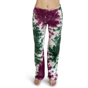 Just Love Women Tie Dye Pajama Pants(Tie Dye Olive Rust)