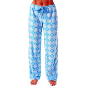 Just Love Women’s – Plush Pajama Pants(Blue – Argyle)