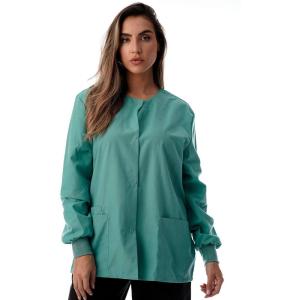 Just Love Womens Solid Jacket Uniform Coat(Jade)