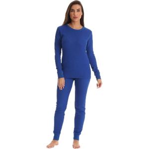Just Love Women’s Thermal Underwear Pajamas Set(Royal)