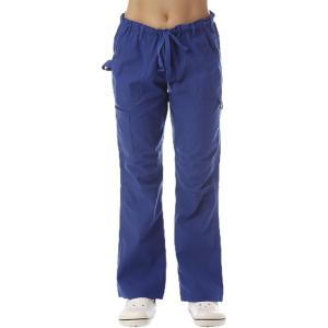 Just Love Womens Utility Solid Scrub Pants(Galaxy Blue Utility)
