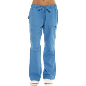 Just Love Womens Utility Solid Scrub Pants(Malibu Blue Utility)