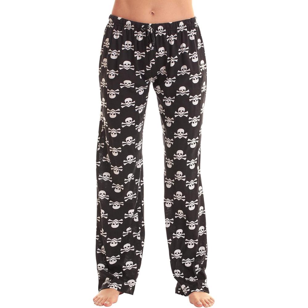 imageJust Love Women Pajama Pants SleepwearBlack Skeleton