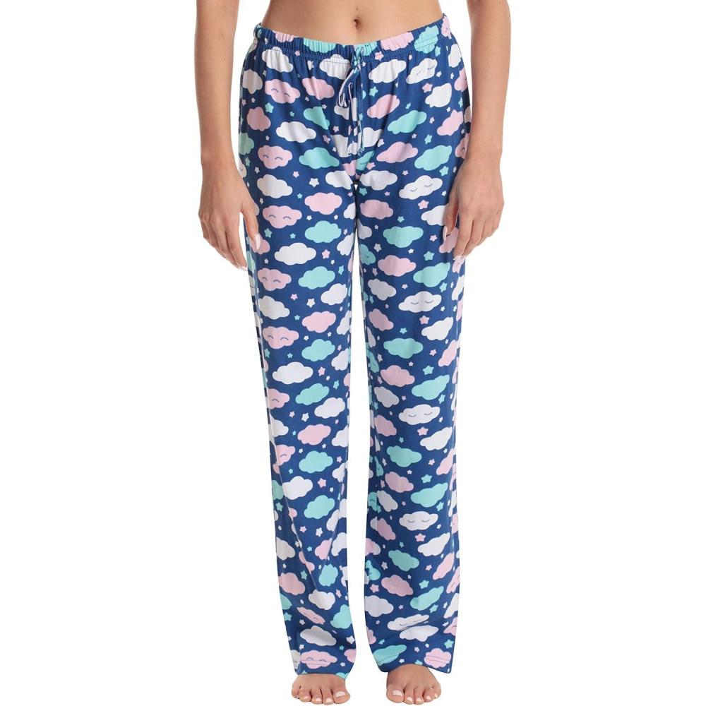 imageJust Love Women Pajama Pants SleepwearBlue Sleepy Cloud