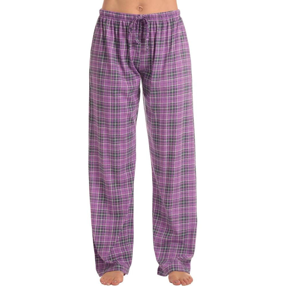 imageJust Love Women Pajama Pants SleepwearGrape Sweet Plaid