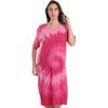 Tie Dye Fuchsia Swirl Without Buttons
