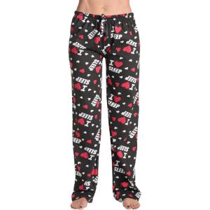 Just Love Women Pajama Pants Sleepwear(Black – I Heart Sleep)