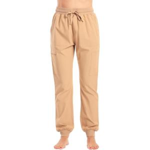 Just Love Womens Utility Solid Scrub Pants(Khaki Stretch Fabric)