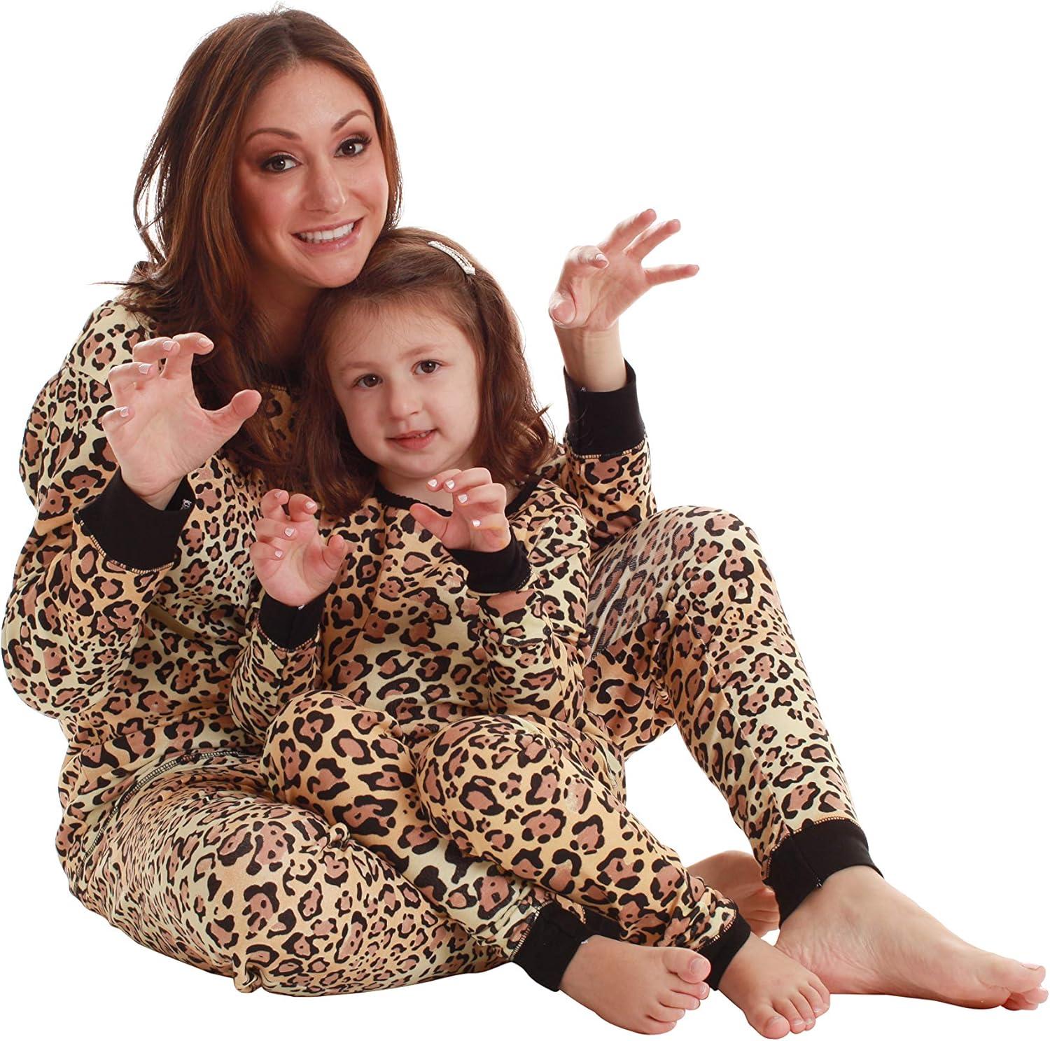 imageJust Love Mommy and Me Pajamas SetLeopard