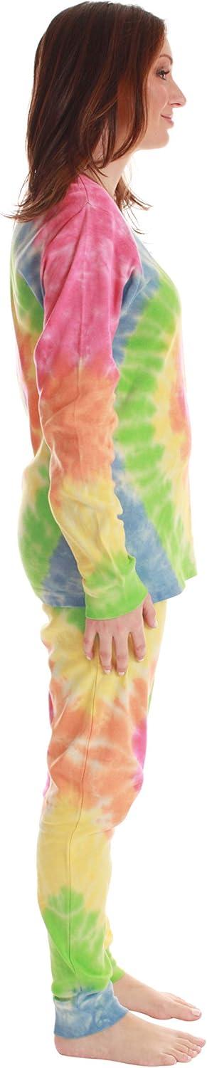 imageJust Love Mommy and Me Pajamas SetTie Dye Pastel Bright