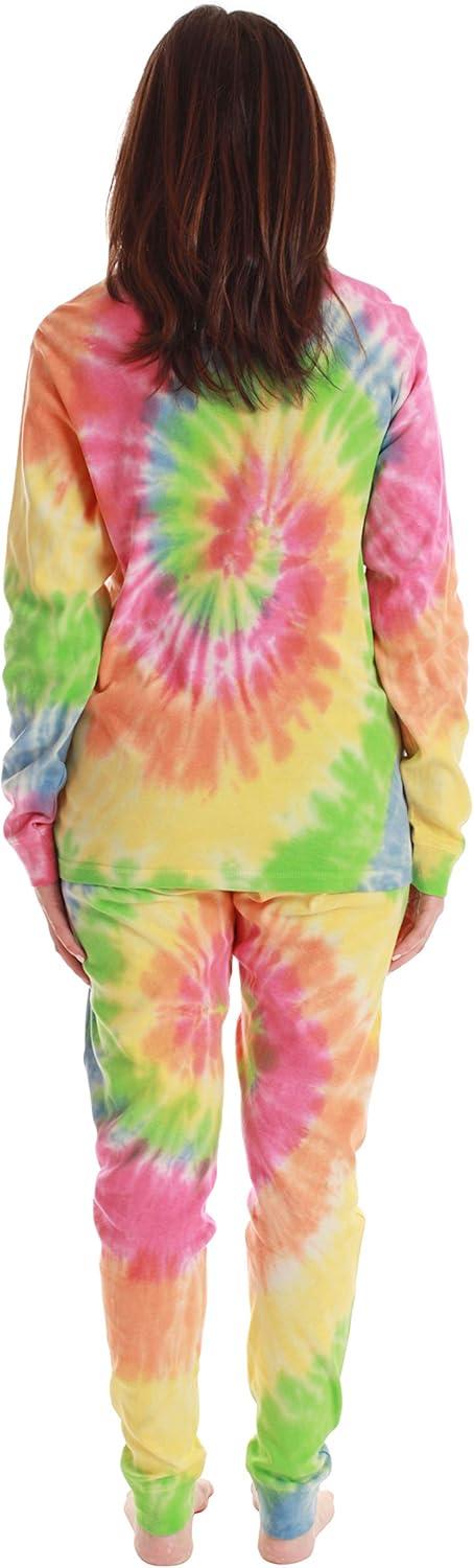 imageJust Love Mommy and Me Pajamas SetTie Dye Pastel Bright