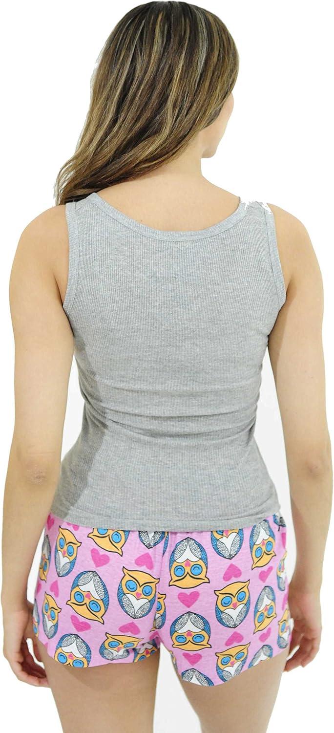 imageJust Love Sets Woman PajamasOwl You Need is Sleep Grey