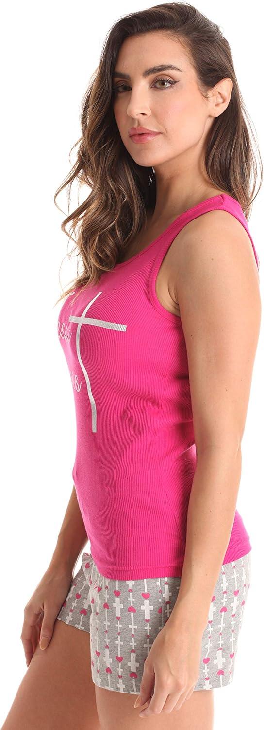 imageJust Love Sets Woman PajamasPink Jesus Saves