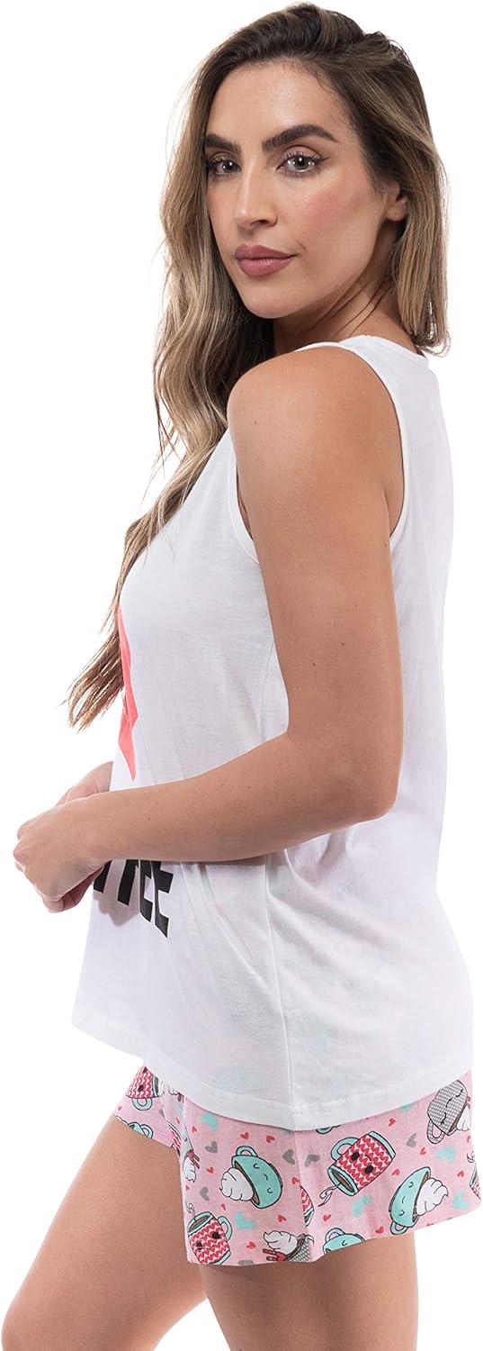 imageJust Love Sets Woman PajamasWhite Love Coffee