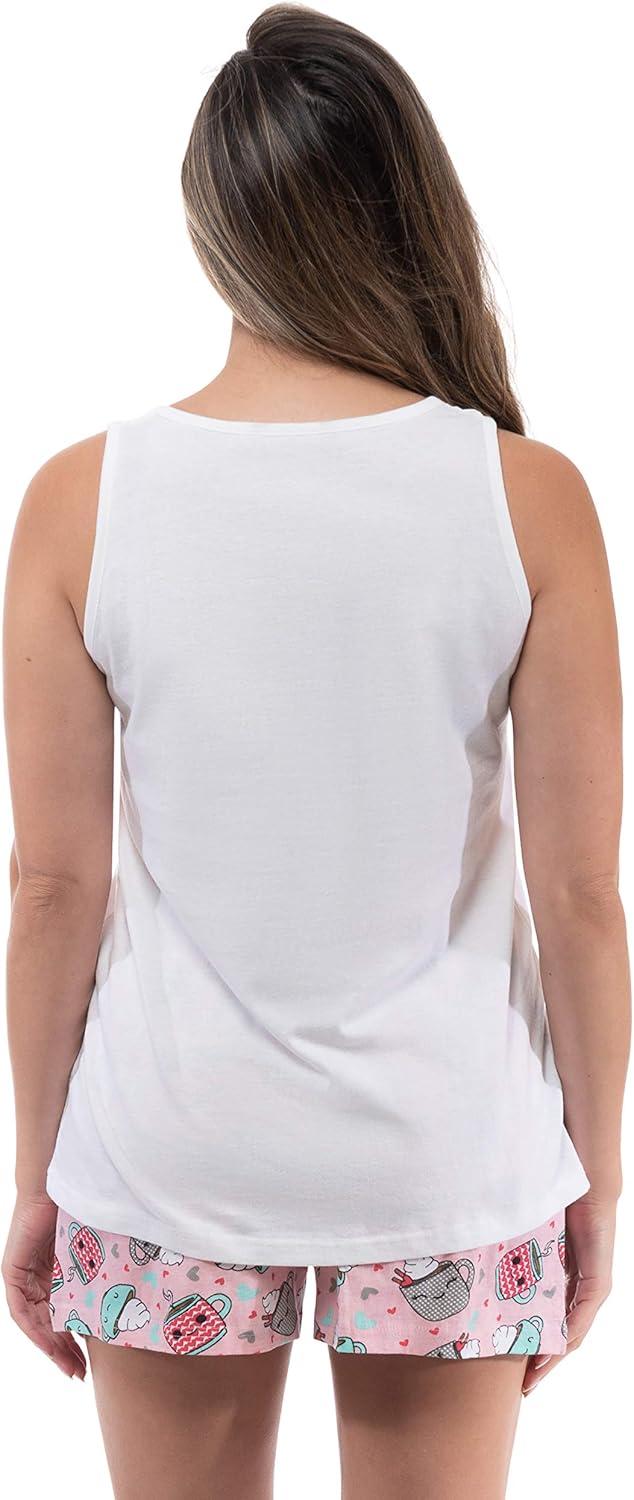 imageJust Love Sets Woman PajamasWhite Love Coffee