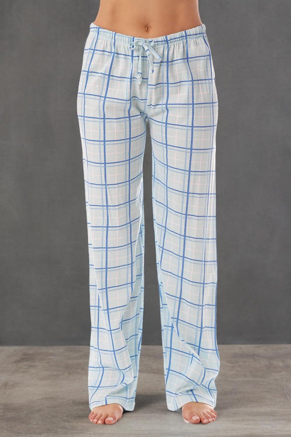 imageJust Love Women Plaid Pajama Pants SleepwearBlue Plaid