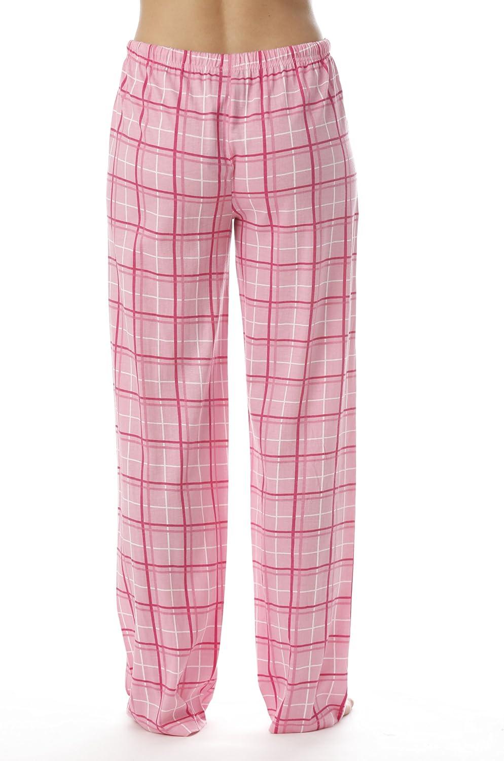 imageJust Love Women Plaid Pajama Pants SleepwearPink Plaid