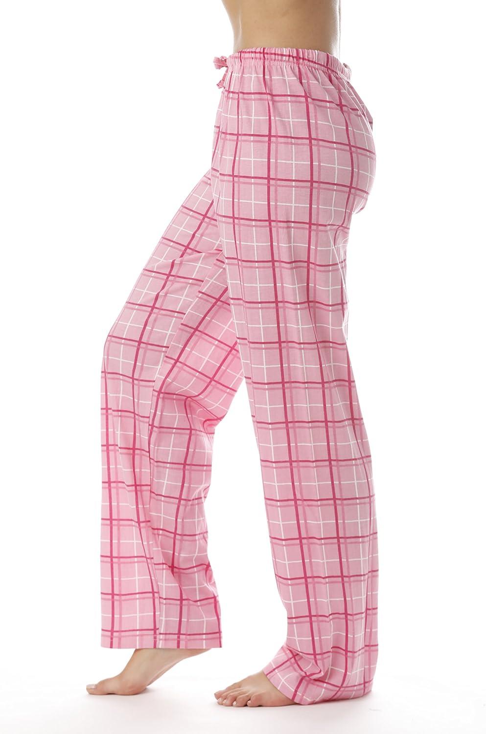 imageJust Love Women Plaid Pajama Pants SleepwearPink Plaid